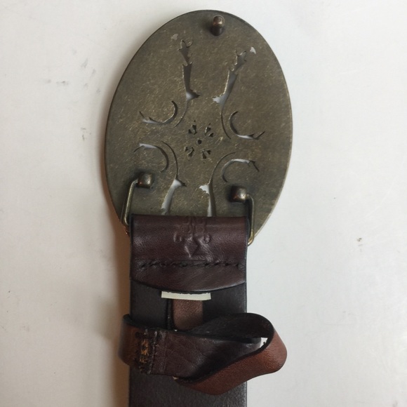 LIZ CLAIBORNE BROWN BOHO WOMENS BELT MEDIUM - Picture 6 of 12